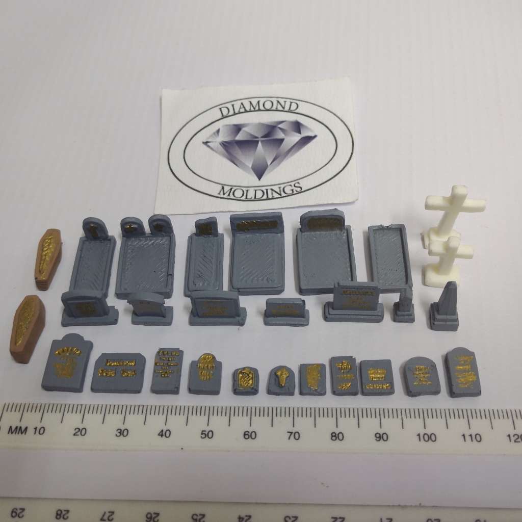 Model Trains HO - Funeral set of 28 pack