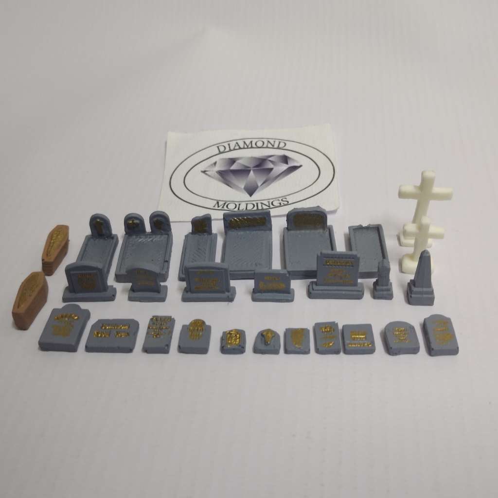 Model Trains HO - Funeral set of 28 pack