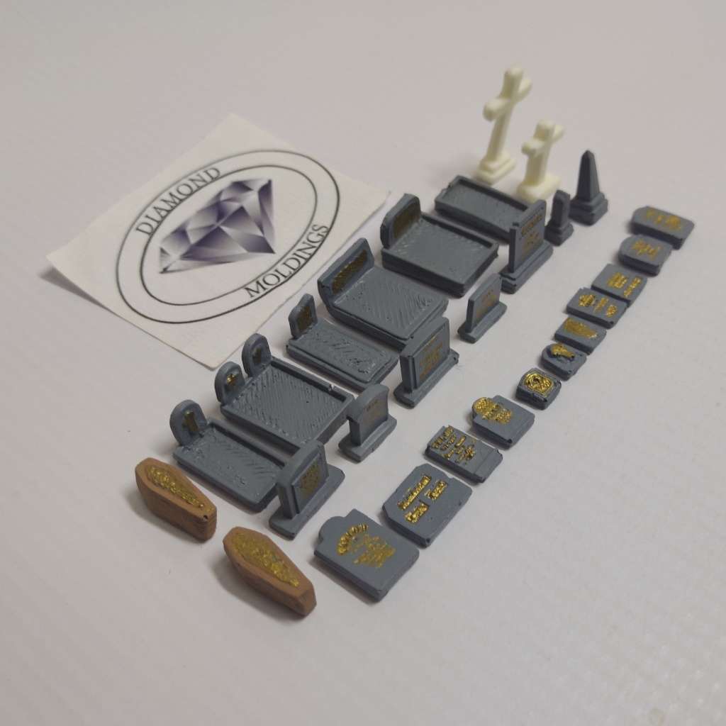 Model Trains HO - Funeral set of 28 pack