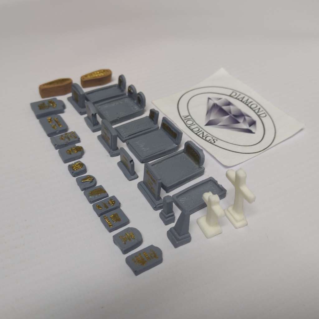 Model Trains HO - Funeral set of 28 pack