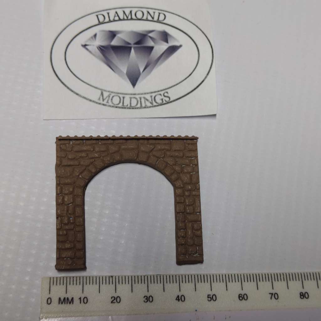 Model Trains N Scale - Tunnel Port - trains (smaller) - 47mm x 3mm x 42mm