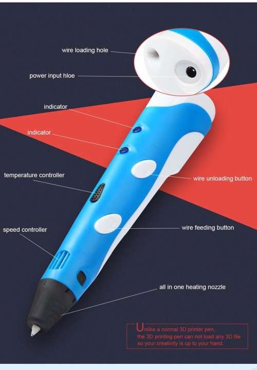 3D Printing Pen with ABS for Children