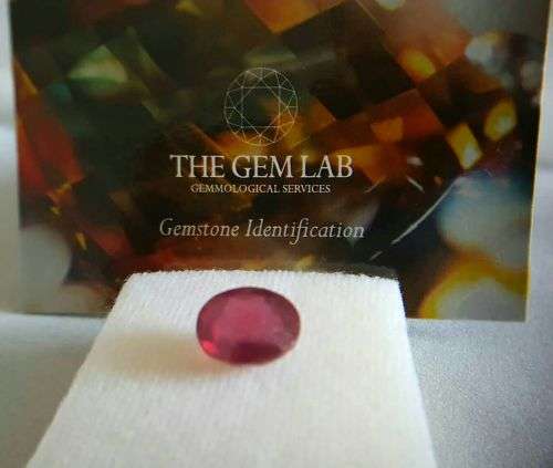 10.61Cts Ruby Oval