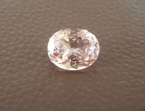 5.83Cts Morganite Faceted Gem Stone