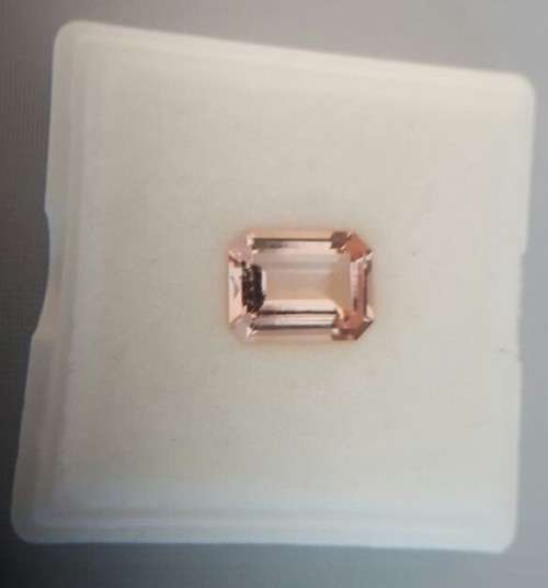 3.75 Cts Morganite Faceted Gem Stone