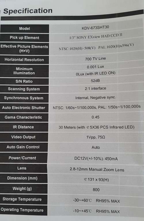 Dome CCTV 700TVL Camera