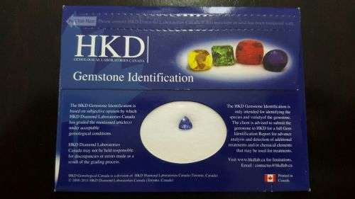 1.04CT. TRILLION FACET 100% NATURAL PURPLE BLUE TANZANITE