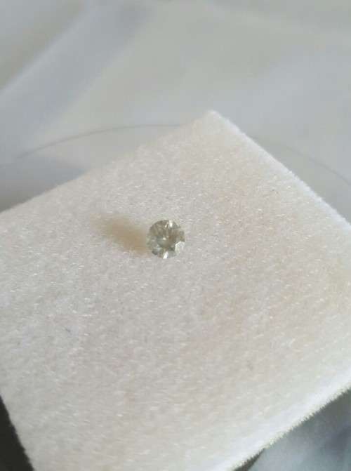Certified Diamond 0.406CtsCts Round Cut