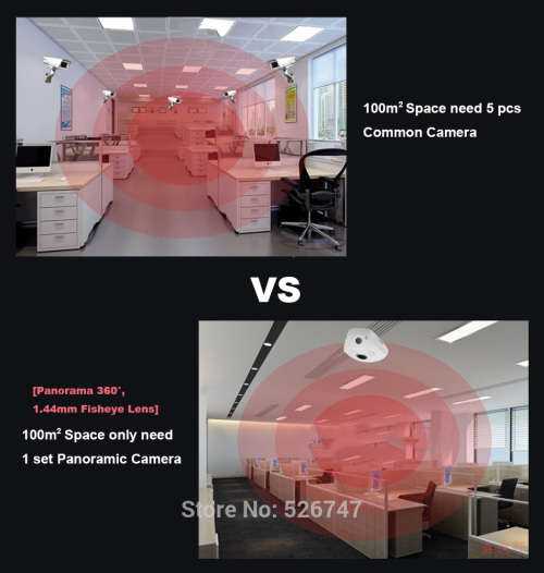 360 Degree Panorama VR Camera HD 960P Wireless WIFI IP Camera Home Security Surveillance System Mini