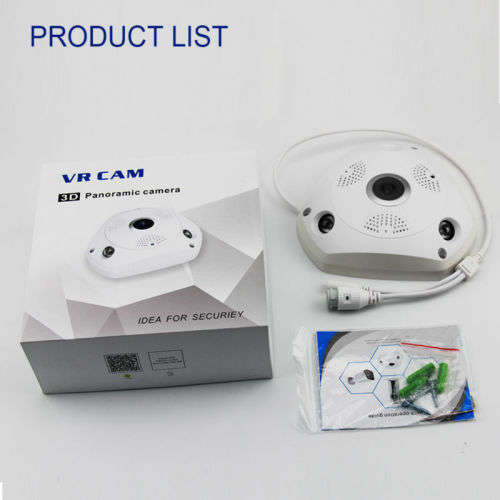 360 Degree Panorama VR Camera HD 960P Wireless WIFI IP Camera Home Security Surveillance System Mini