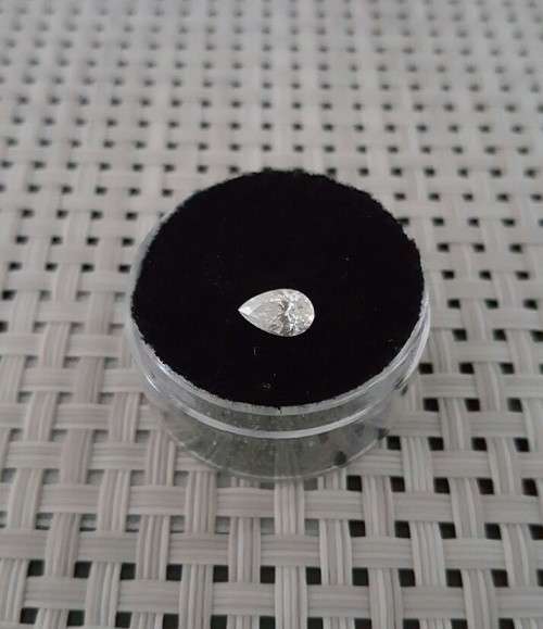 0.526Ct PEAR SHAPED NATURAL DIAMOND