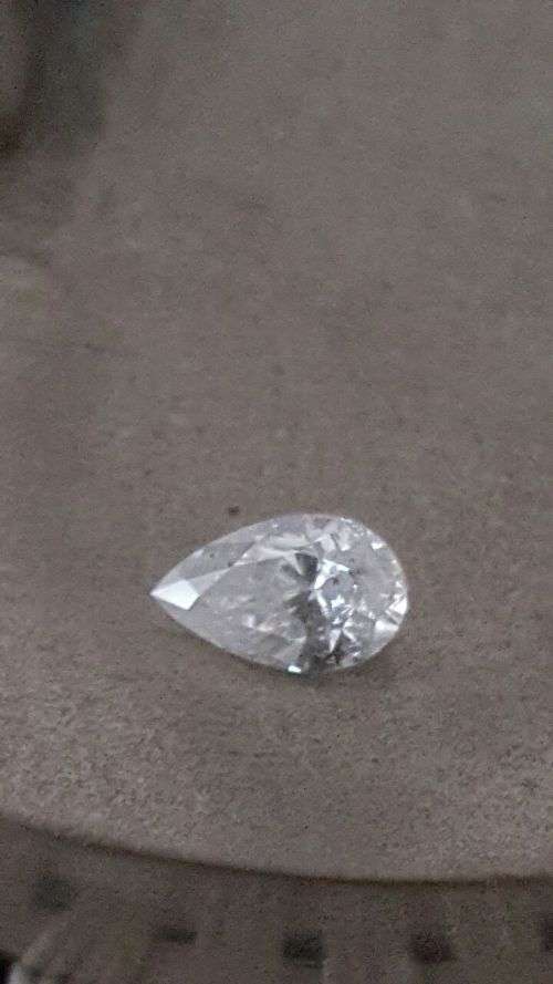 0.526Ct PEAR SHAPED NATURAL DIAMOND