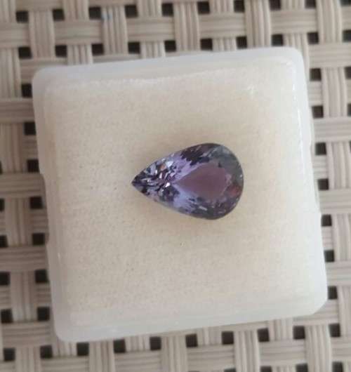 2.83Cts Certified Tanzanite Gem-Pear Shape