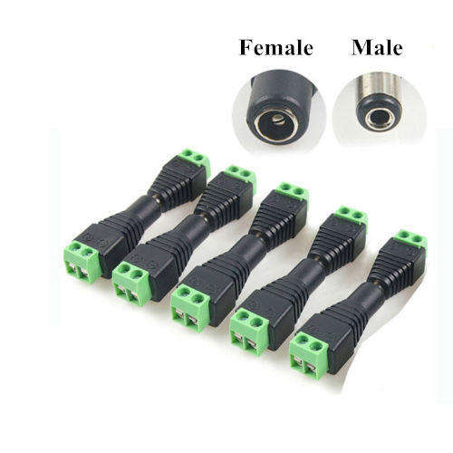 10 PCS CCTV DC Power Female Jack Connector