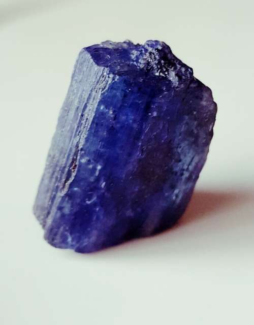 80.65Cts NATURAL VIOLET BLUE TANZANITE MAGNIFICENT UNTREATED SPECIMEN ROUGH