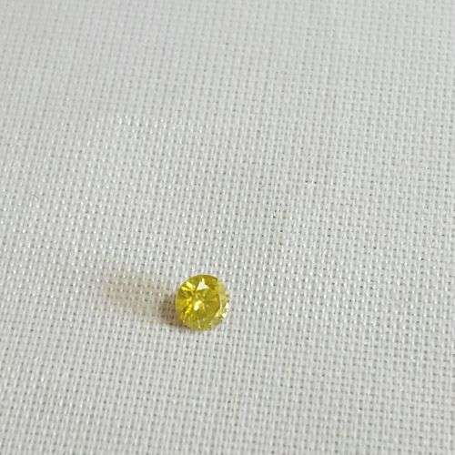 CERTIFIED 0.12CTS YELLOW DIAMOND