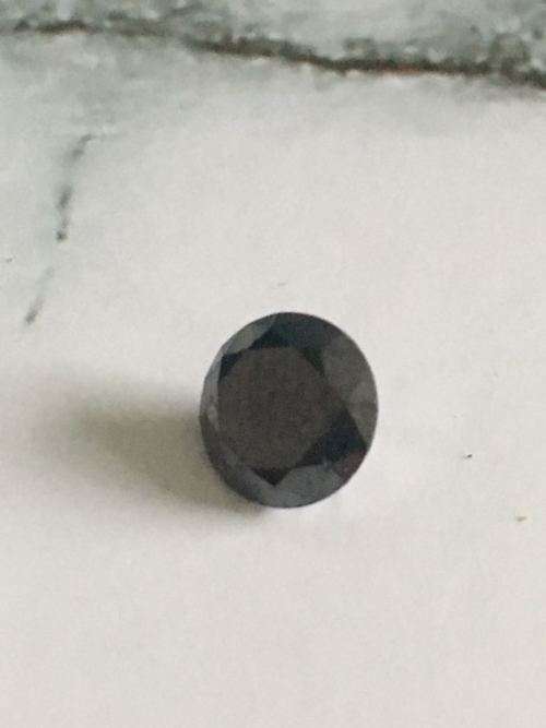 1.45 Cts FANCY  NATURAL JET BLACK  DIAMOND