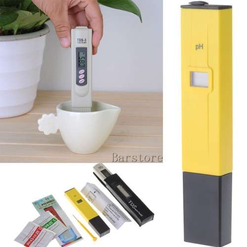 LCD Digital PH Tester PH Meter +TDS PH EC Test Water PPM Filter Hydroponic Pool Tester Meter Tester