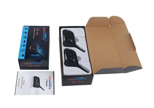 Motorcycle Helmet Bluetooth Headset Intercom Riders 1200M Wireless Interphone