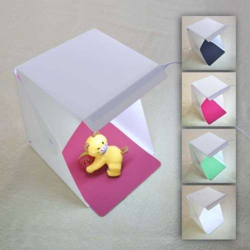 Portable Folding Mini Lightbox Photography Studio LED Light Softbox