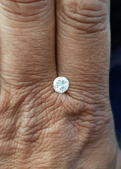 Certified 1.04Cts Diamond Round Brilliant Cut