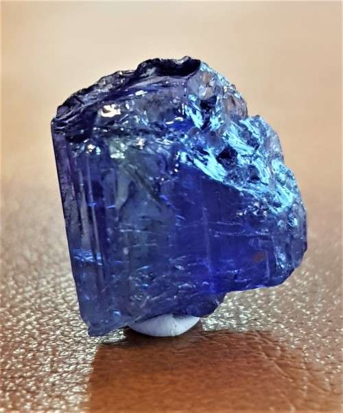 49.30cts TANZANITE UNTREATED ROUGH 100% NATURAL VIOLET BLUE AA++ GEMSTONE