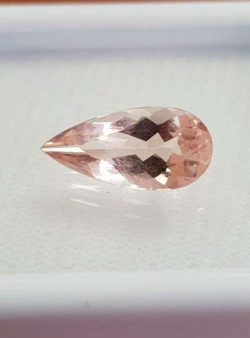2.98ct SPARKLING NATURAL BEST 5A+PINK MORGANITE AWESOME EARTH MINED GEMSTONE!