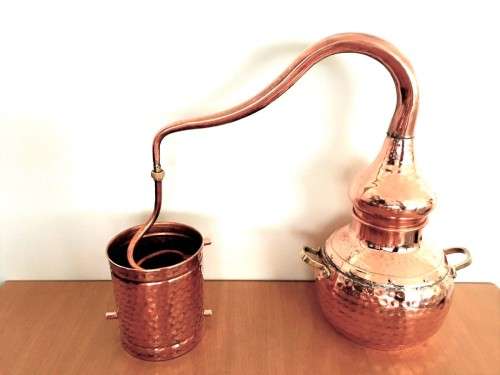 Distillery 1 liter * Alambicco * Alambique * Alembic * Still * Moonshine copper