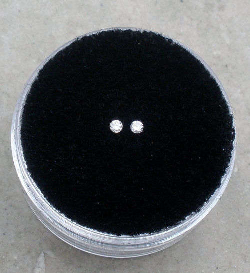 0.10 TCW NATURAL LOOSE DIAMOND 2 PC LOT OF 0.05 EACH E COLOR SI CLARITY