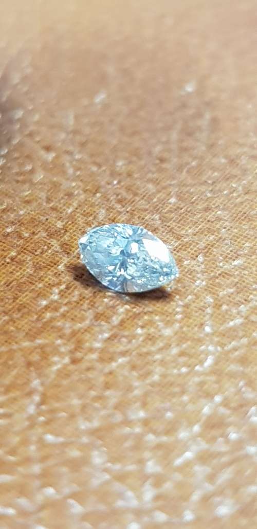 0.19Cts UNTREATED SPARKLING FANCY WHITE COLOR NATURAL DIAMONDS