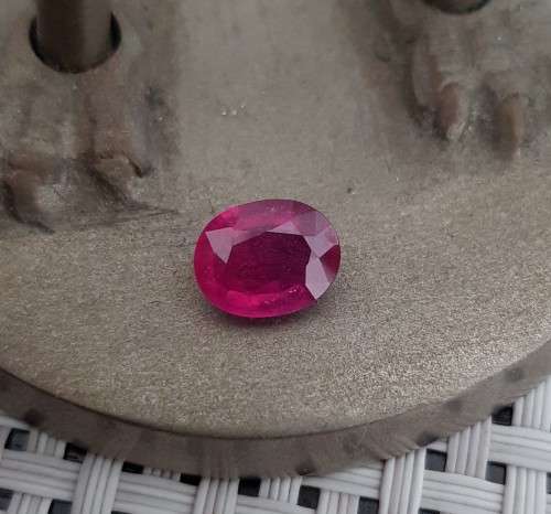 3.60 Ct. Ruby Natural Oval Top Blood Red Madagascar Dazzling