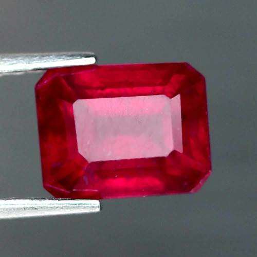 3.43 Ct. Ruby Natural Octagon Facet Top Blood Red Madagascar Fabulous