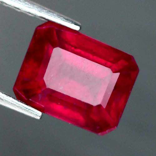 3.43 Ct. Ruby Natural Octagon Facet Top Blood Red Madagascar Fabulous
