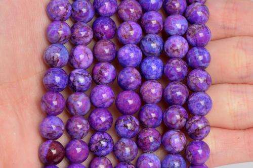 Natural Purple Sugilite 4 x  Round Shape AAA Natural 12mm Loose Beads