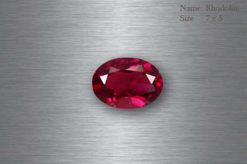 7x5 MM STUNNING RARE GEM 100% NATURAL RASPBERRY PINK RHODOLITE GARNET AFRICA