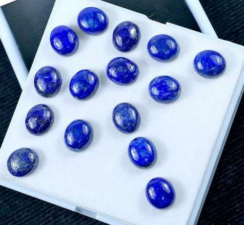 Natural Lapis Lazuli 9.20 Cts Oval Cabochon Loose Gemstones