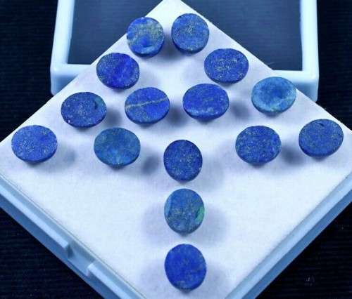 Natural Lapis Lazuli 9.20 Cts Oval Cabochon Loose Gemstones