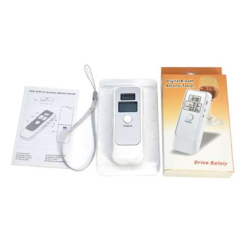 Alcohol Breathalyzer  Detector Handheld Dual LCD Display Digital Tester Professional