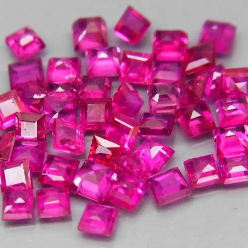 ** HOT **  Top Red Pink  Ruby Myanmar 2-2.5mm.Museum Gem  Normal Heated
