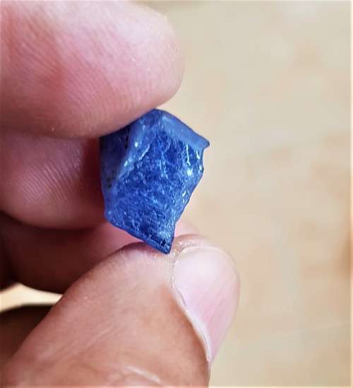 Rough 17.55ct  Tanzanite Purplish Blue 100% Natural