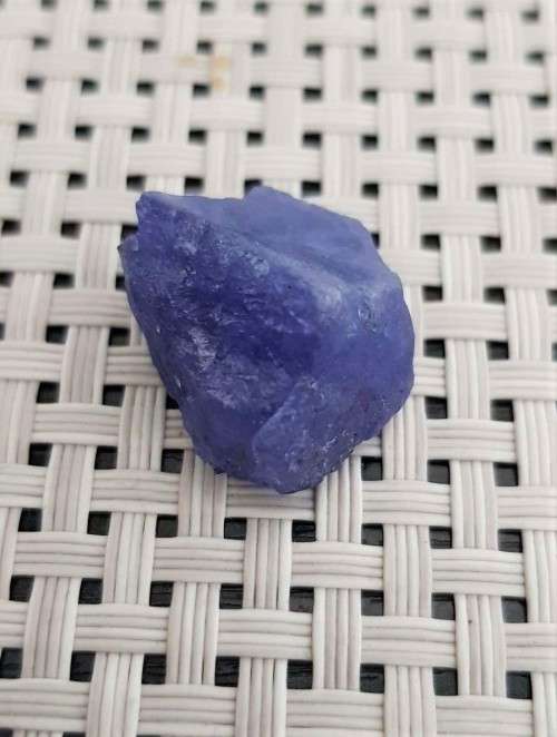 Rough 27.75ct  Tanzanite Purplish Blue 100% Natural