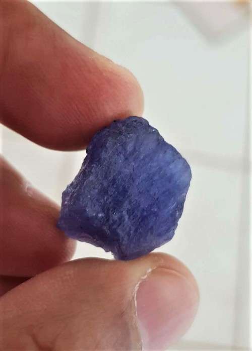 Rough 27.75ct  Tanzanite Purplish Blue 100% Natural