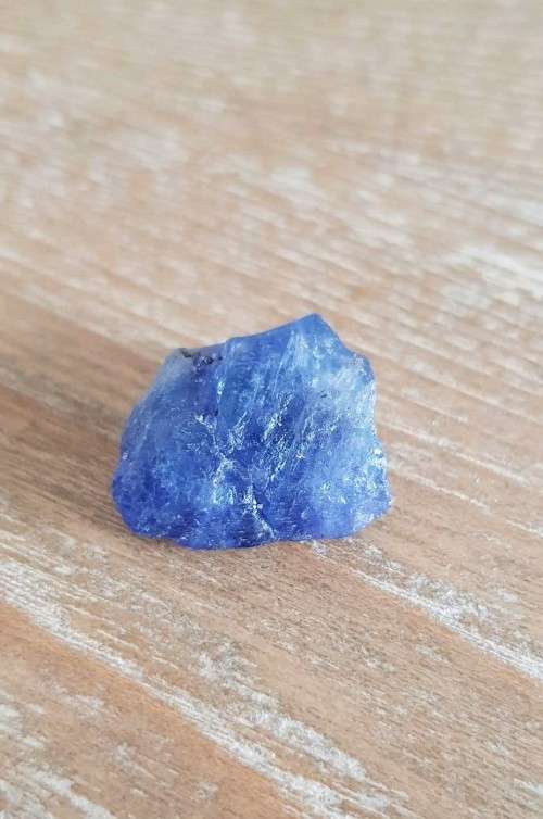 Rough 34.20ct  Tanzanite Purplish Blue 100% Natural