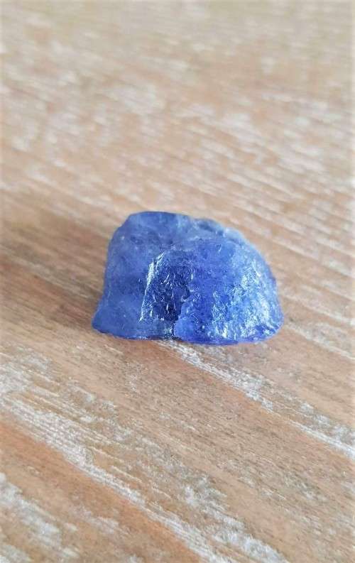 Rough 34.20ct  Tanzanite Purplish Blue 100% Natural