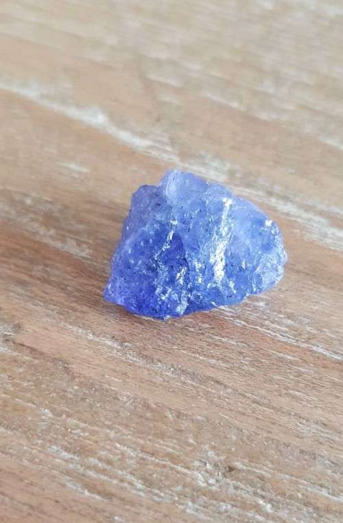 Rough 27.40ct  Tanzanite Purplish Blue 100% Natural