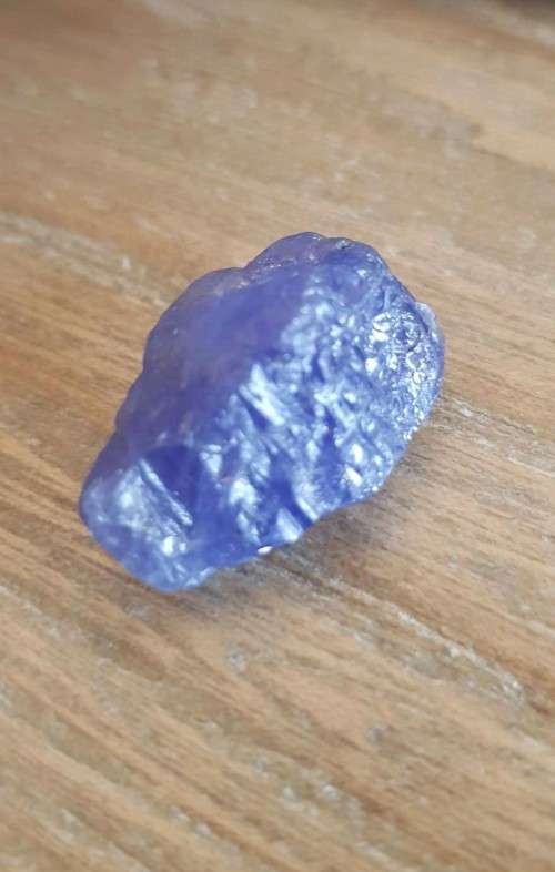 Rough 35.70ct  Tanzanite Purplish Blue 100% Natural