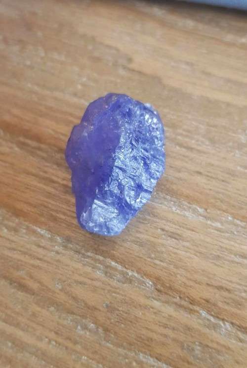 Rough 35.70ct  Tanzanite Purplish Blue 100% Natural