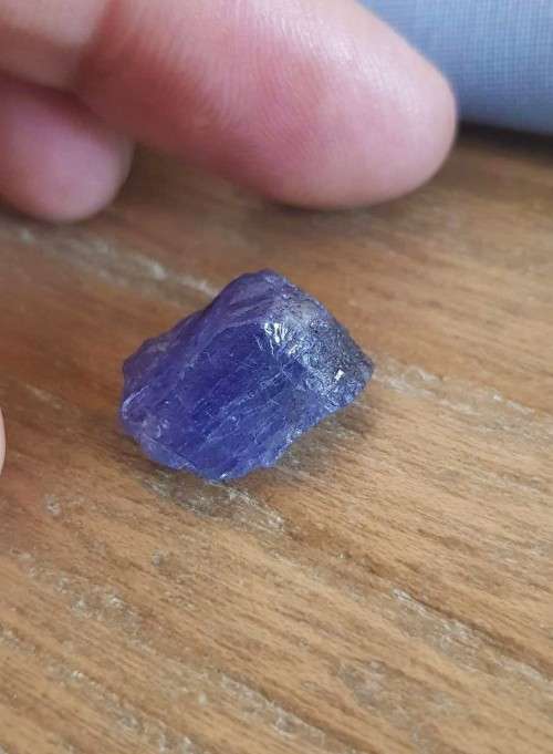 Rough 15.90ct  Tanzanite Purplish Blue 100% Natural