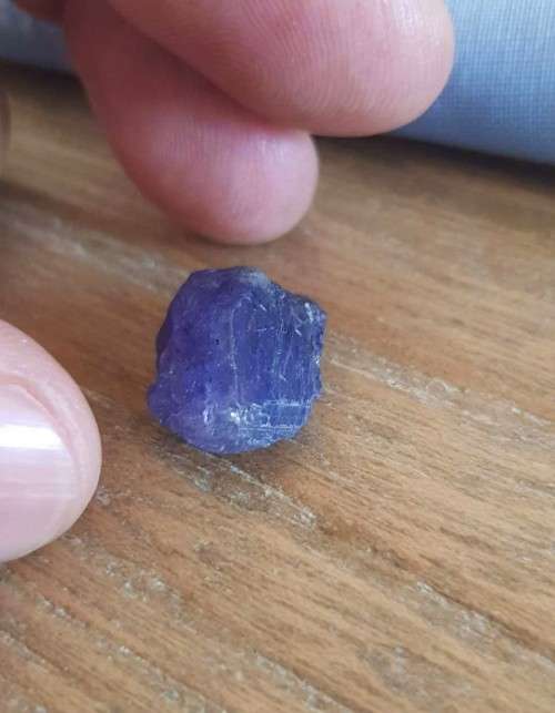 Rough 15.90ct  Tanzanite Purplish Blue 100% Natural