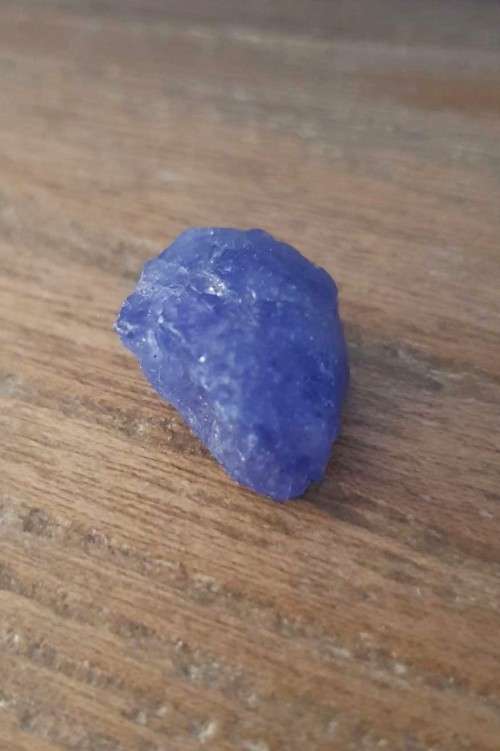 Rough 20.90ct  Tanzanite Purplish Blue 100% Natural